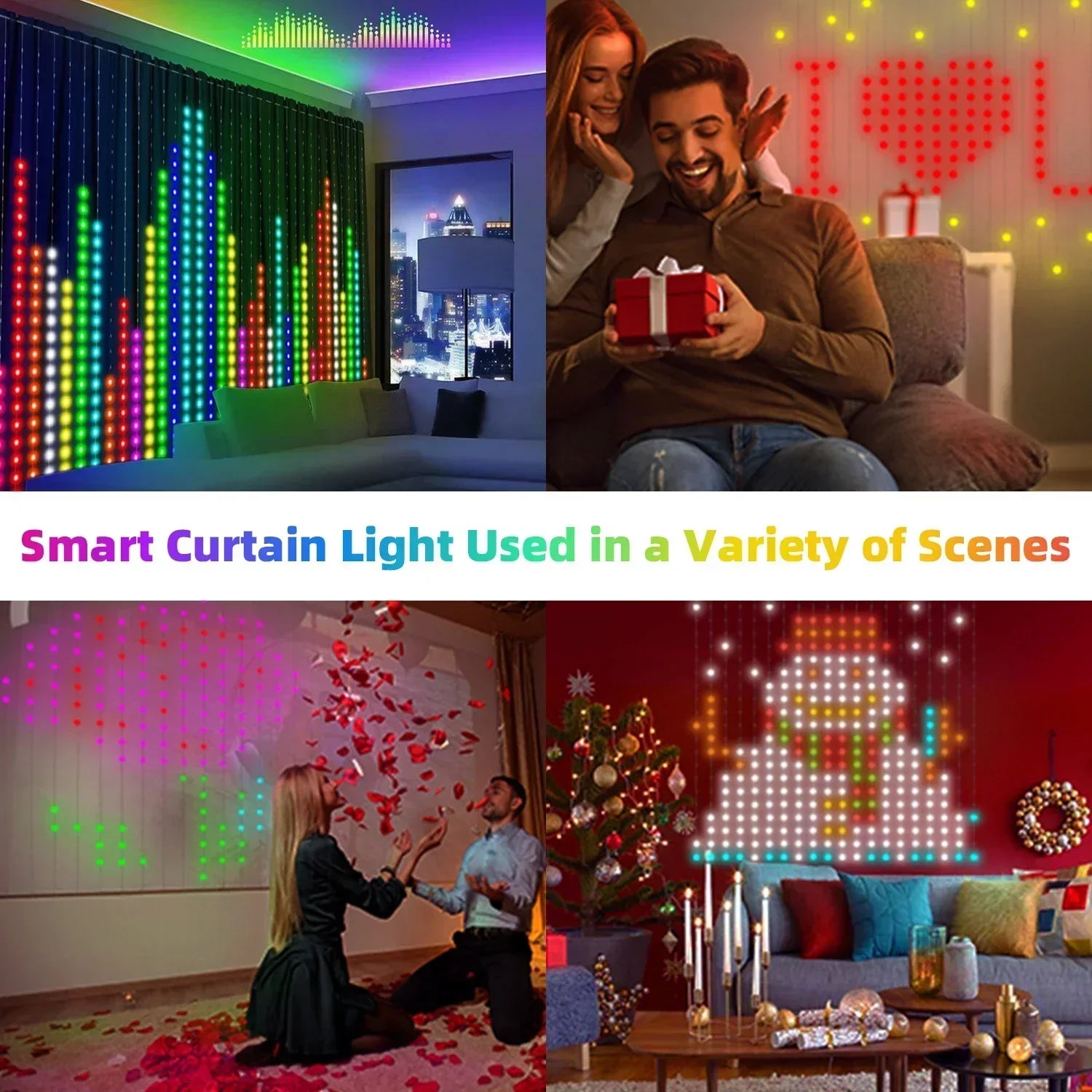 Led Smart Curtain Lights